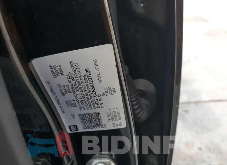 1GCGTCEN5N1237225 Photo# 12