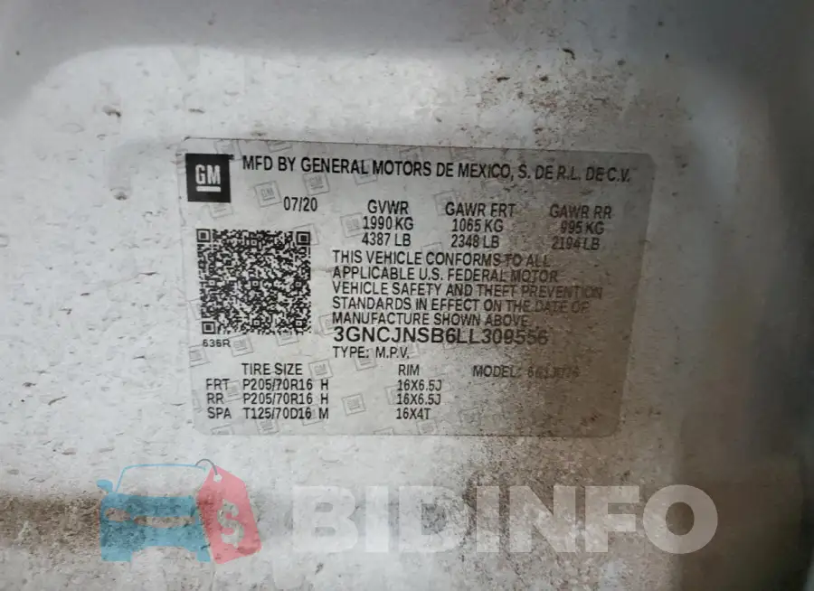 3GNCJNSB6LL309556 Photo# 12