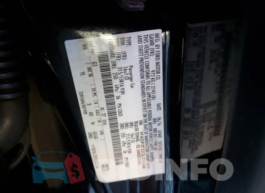 1FADP3F22GL356908 Photo# 12