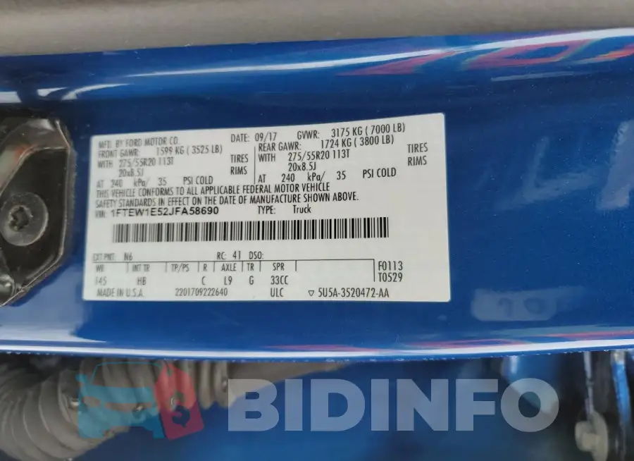 1FTEW1E52JFA58690 Photo# 12