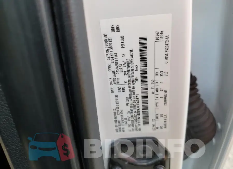 1FTEW1EG9JFE49871 Photo# 12