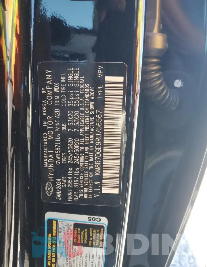 KM8R7DGE9RU756567 Photo# 14