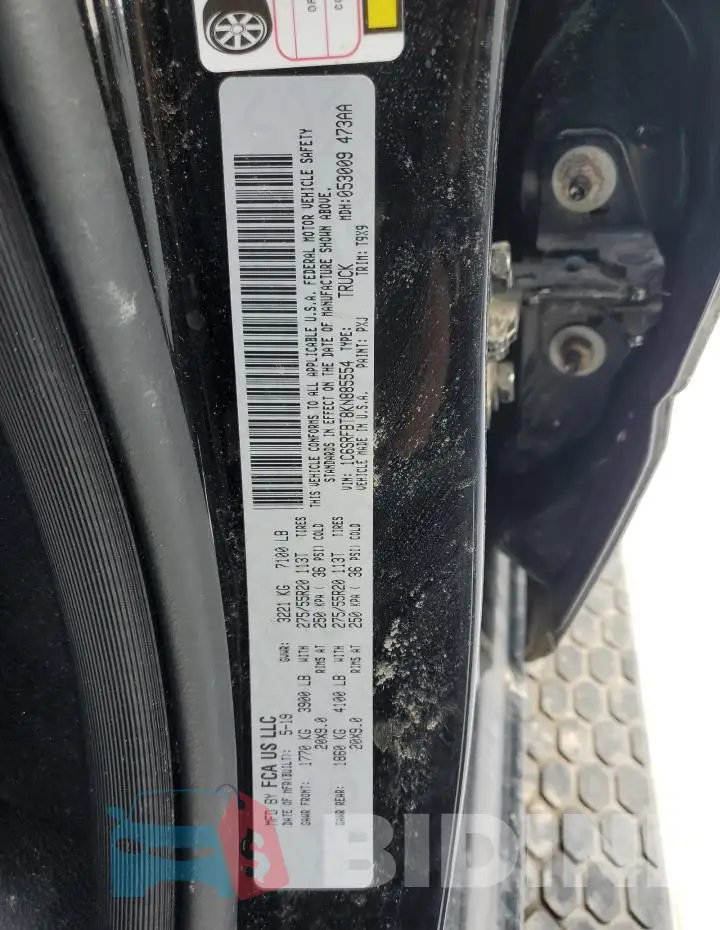 1C6SRFBT8KN885554 Photo# 12