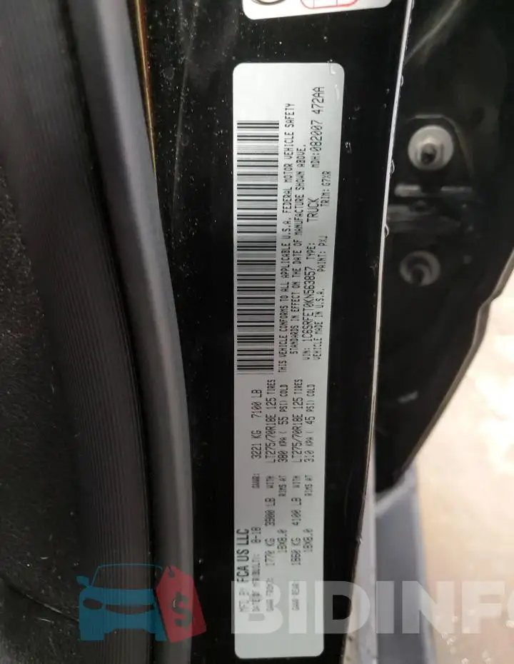 1C6SRFET0KN563857 Photo# 13