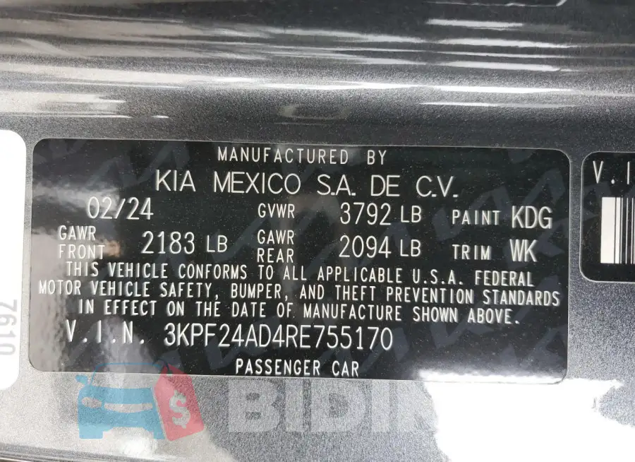 3KPF24AD4RE755170 Photo# 12