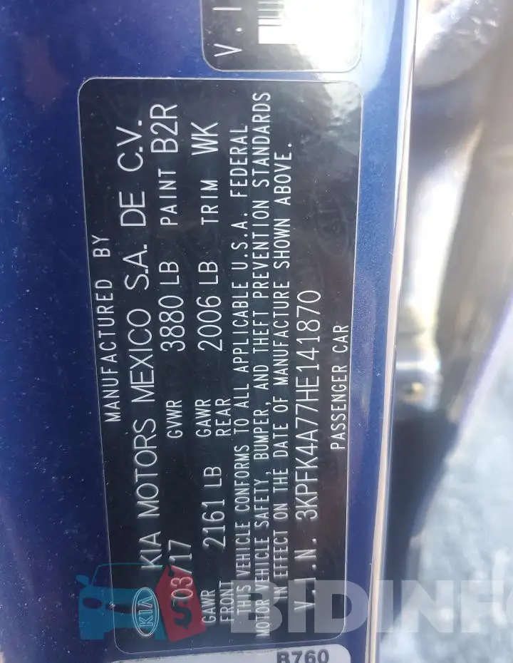3KPFK4A77HE141870 Photo# 12
