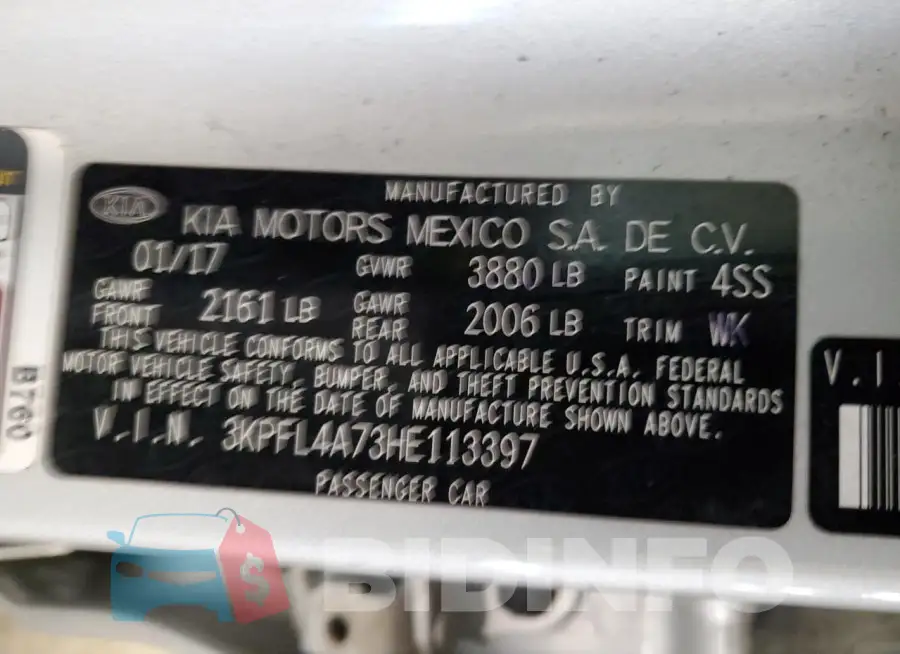 3KPFL4A73HE113397 Photo# 12