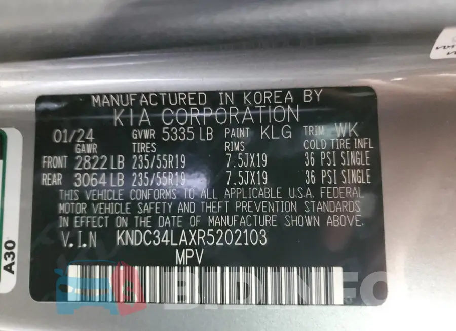 KNDC34LAXR5202103 Photo# 12