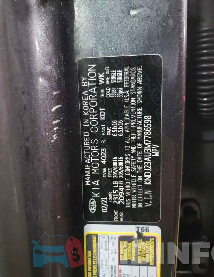 KNDJ23AU3M7786598 Photo# 13