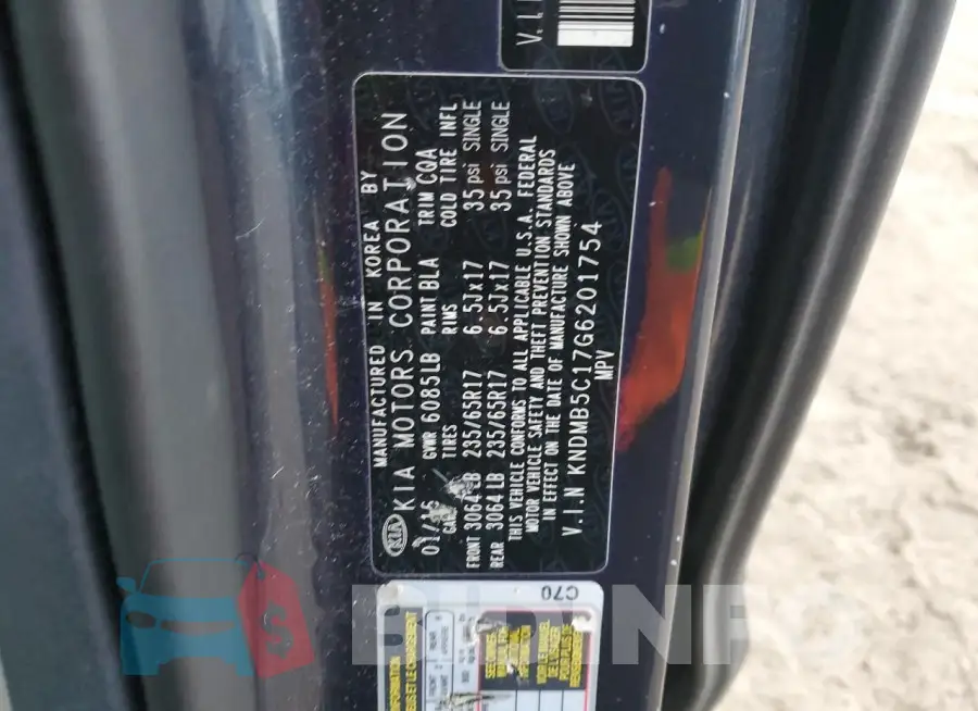 KNDMB5C17G6201754 Photo# 13