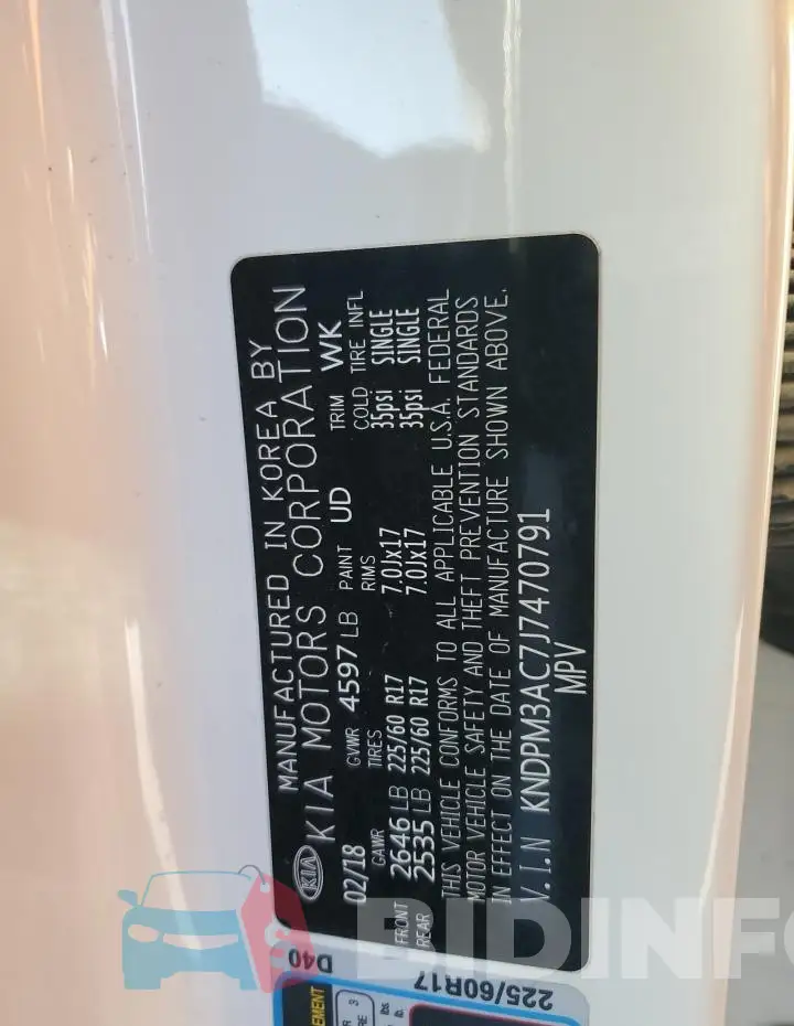 KNDPM3AC7J7470791 Photo# 12