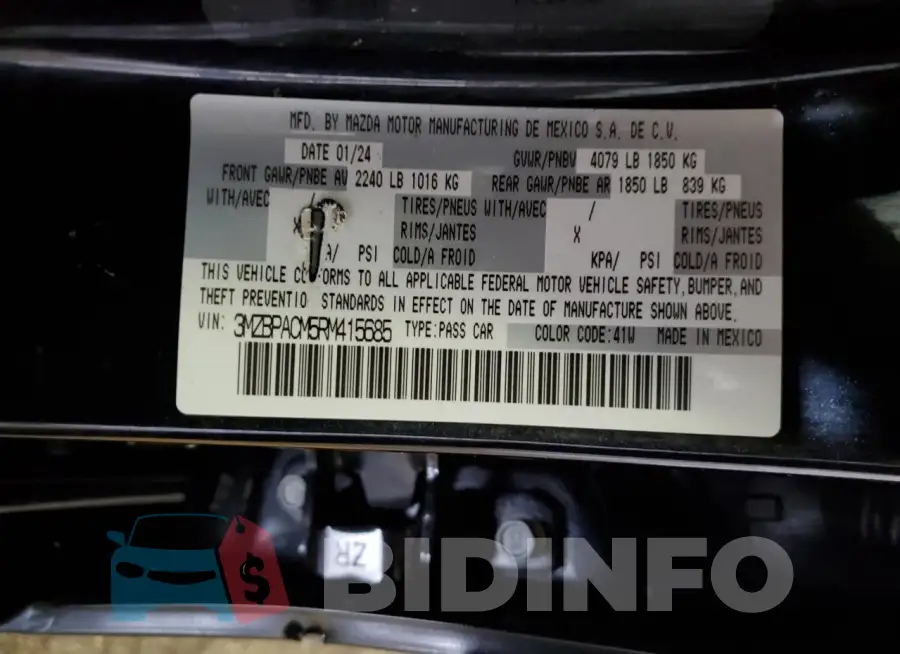3MZBPACM5RM415685 Photo# 12