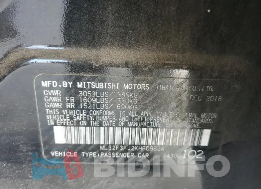 ML32F3FJ2KHF09624 Photo# 12