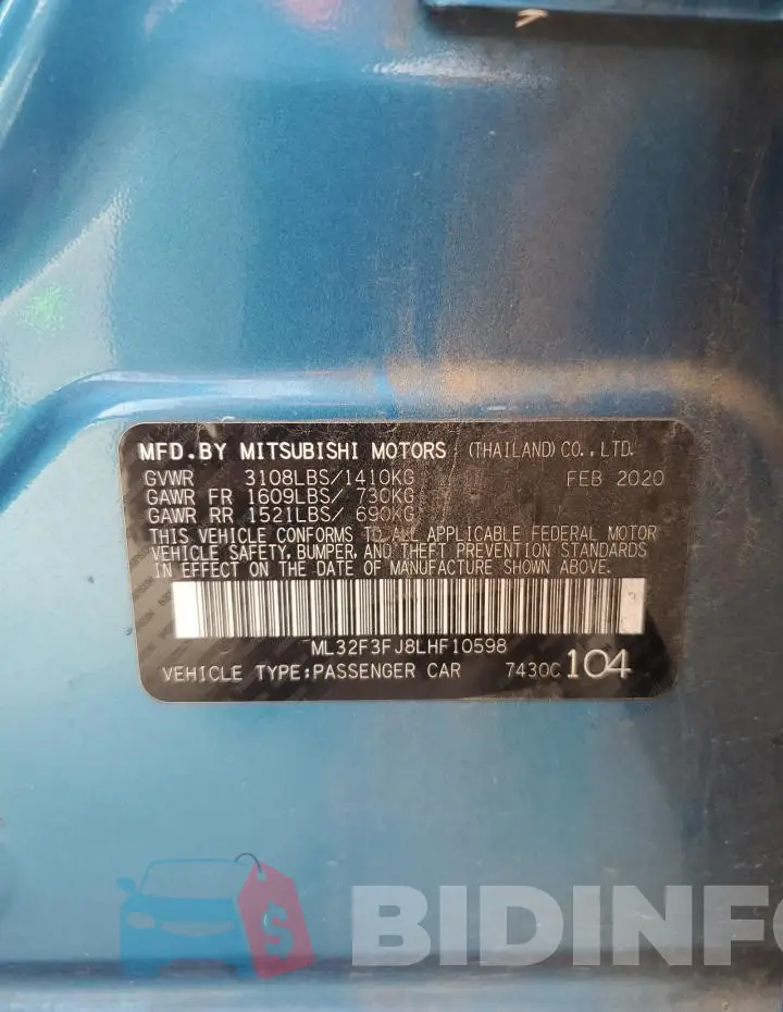 ML32F3FJ8LHF10598 Photo# 12
