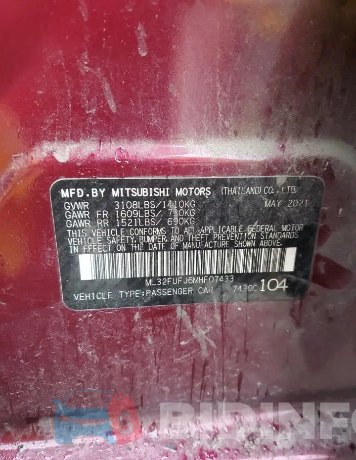 ML32FUFJ6MHF07433 Photo# 12