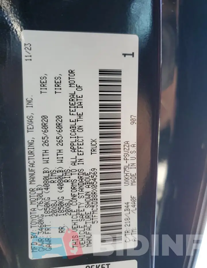 5TFMC5DB8RX054569 Photo# 12
