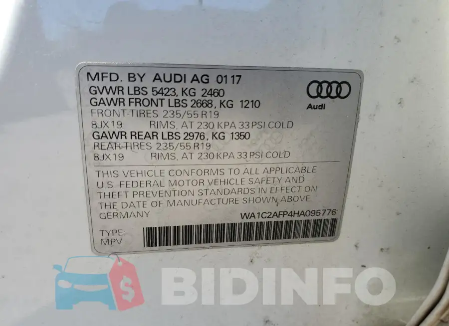 WA1C2AFP4HA095776 Photo# 14