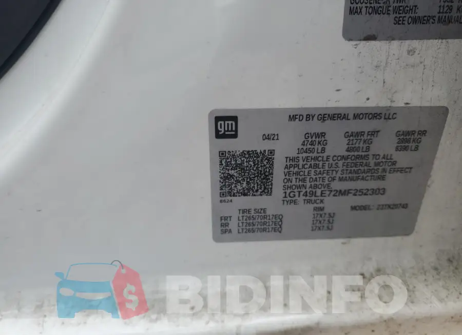 1GT49LE72MF252303 Photo# 12