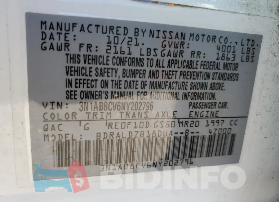 3N1AB8CV6NY202796 Photo# 12