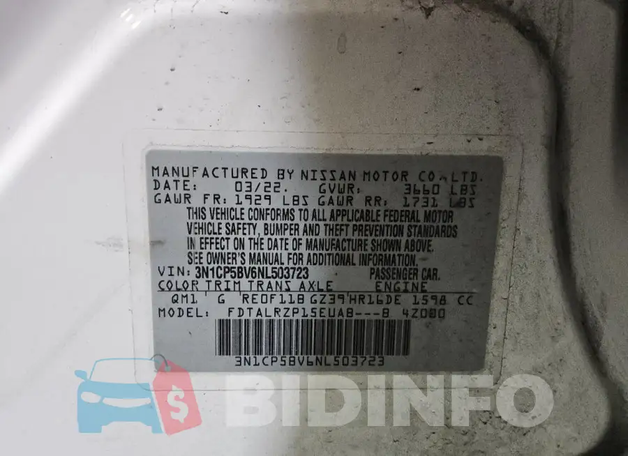 3N1CP5BV6NL503723 Photo# 12