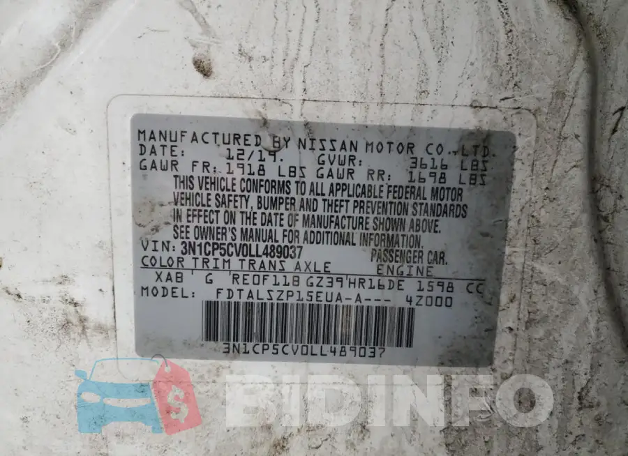 3N1CP5CV0LL489037 Photo# 12