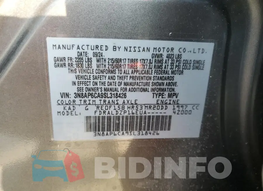 3N8AP6CA9SL318426 Photo# 13