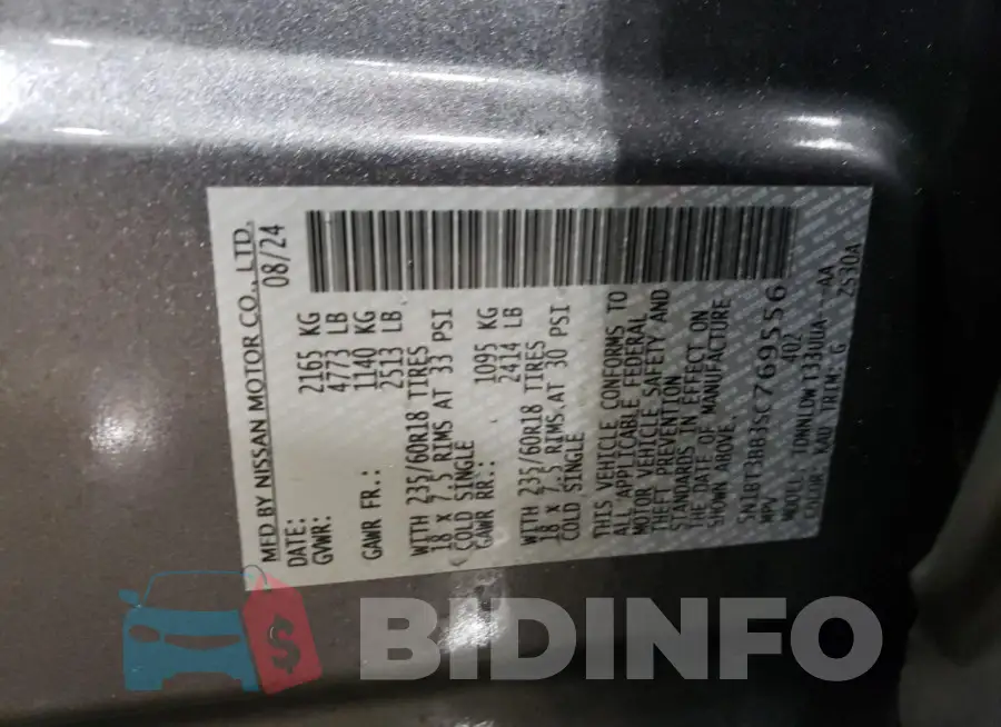 5N1BT3BB3SC769556 Photo# 14