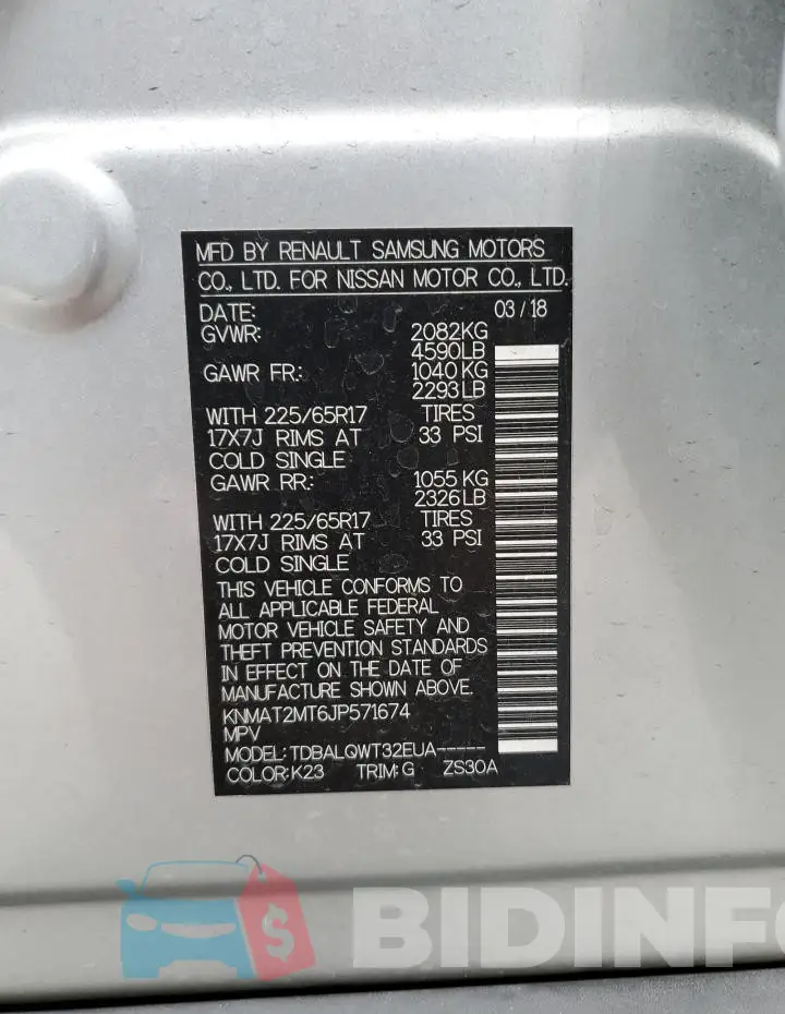 KNMAT2MT6JP571674 Photo# 13