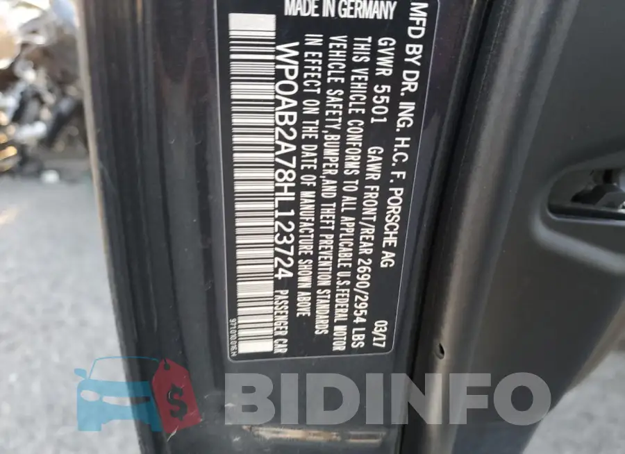 WP0AB2A78HL123724 Photo# 12