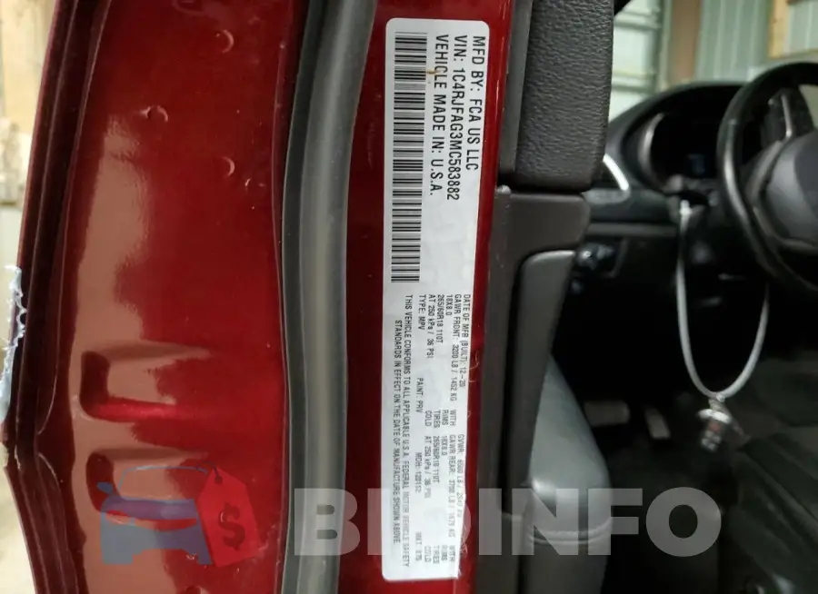 1C4RJFAG3MC583882 Photo# 14