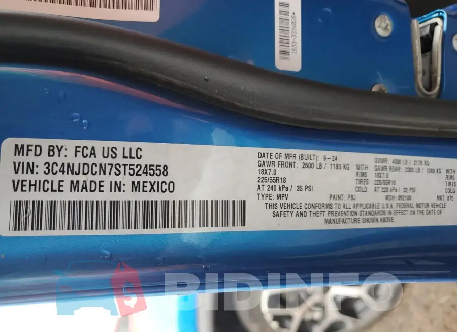 3C4NJDCN7ST524558 Photo# 13