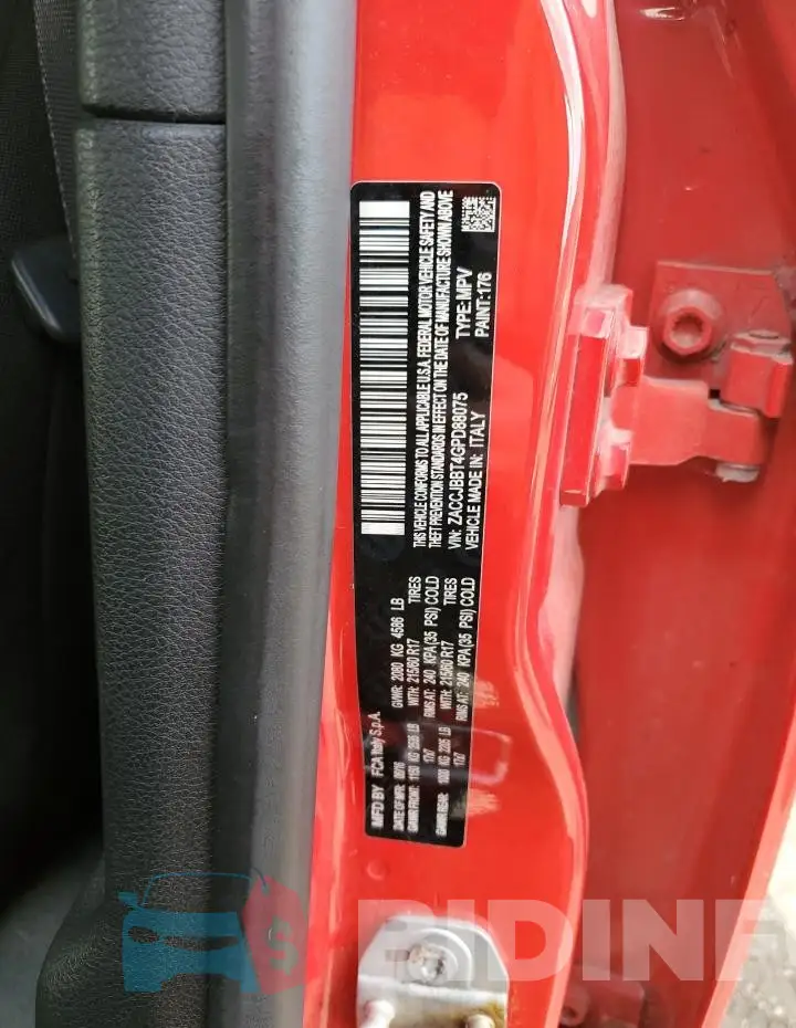 ZACCJBBT4GPD88075 Photo# 14