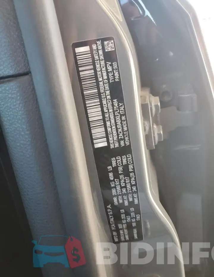 ZACNJBABXLPL75484 Photo# 13