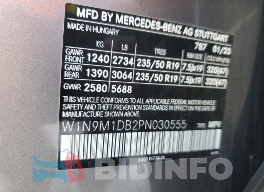 W1N9M1DB2PN030555 Photo# 14