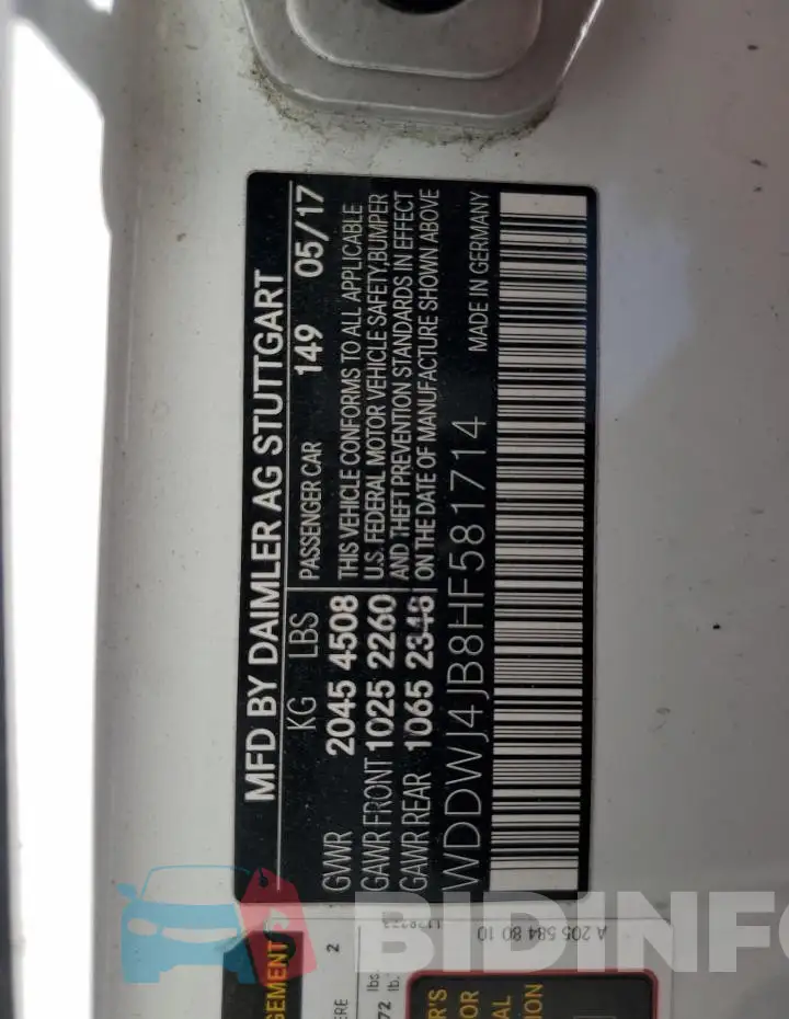WDDWJ4JB8HF581714 Photo# 12