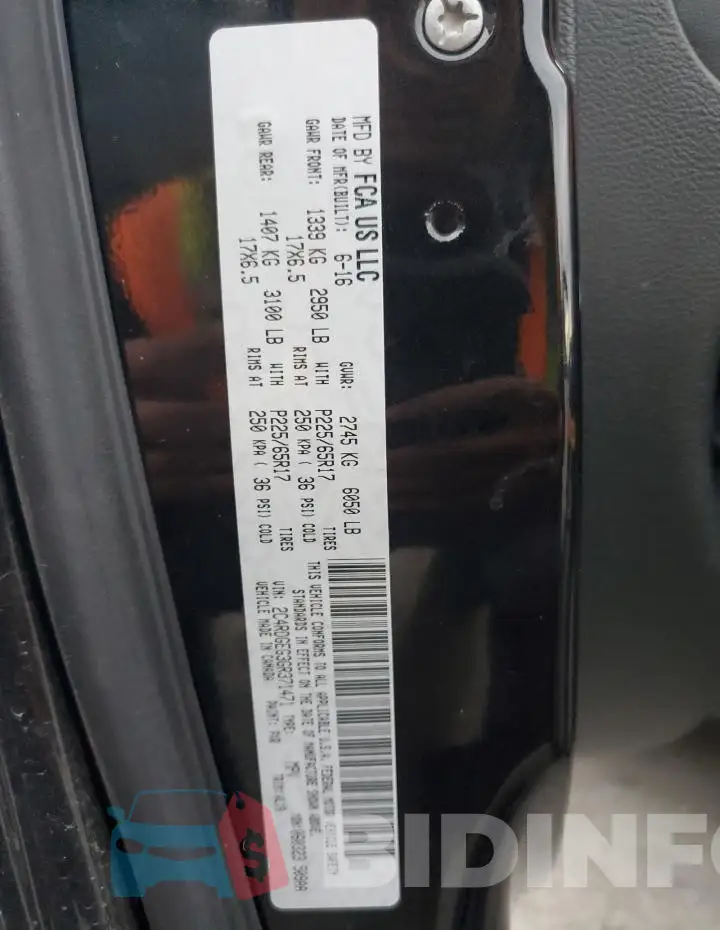 2C4RDGEG3GR371471 Photo# 13