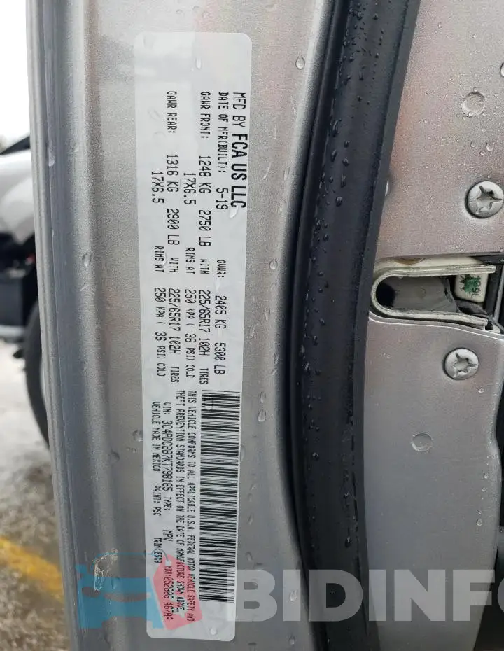 3C4PDCBB7KT798165 Photo# 14