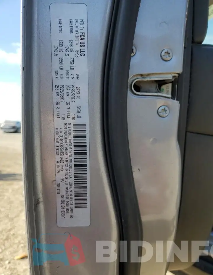 3C4PDCBG5HT511412 Photo# 14