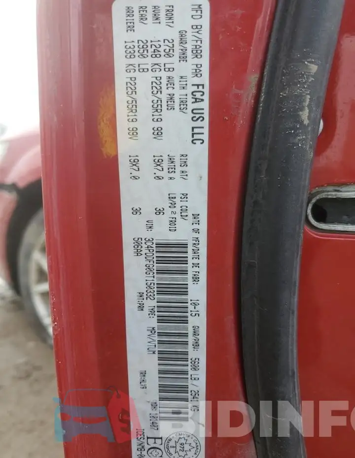 3C4PDDFG0GT150332 Photo# 14