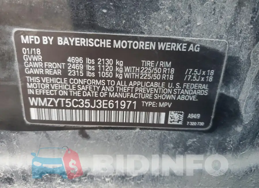 WMZYT5C35J3E61971 Photo# 13