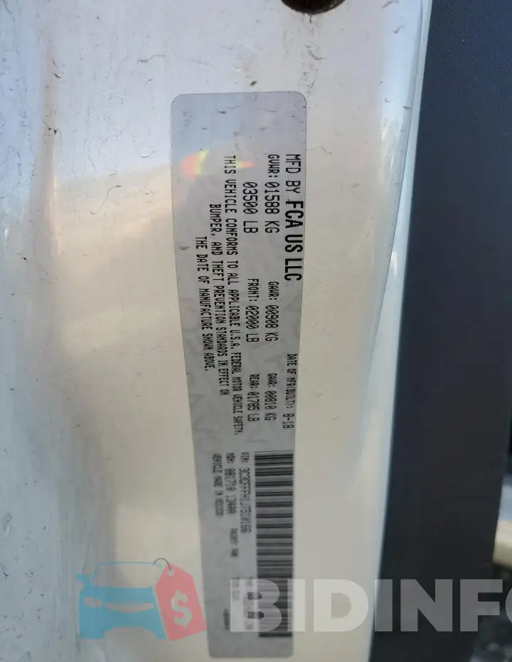 3C3CFFFH1JT510166 Photo# 12