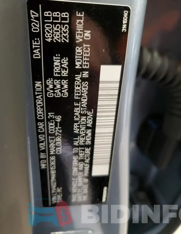 LYV402TM4HB153636 Photo# 12