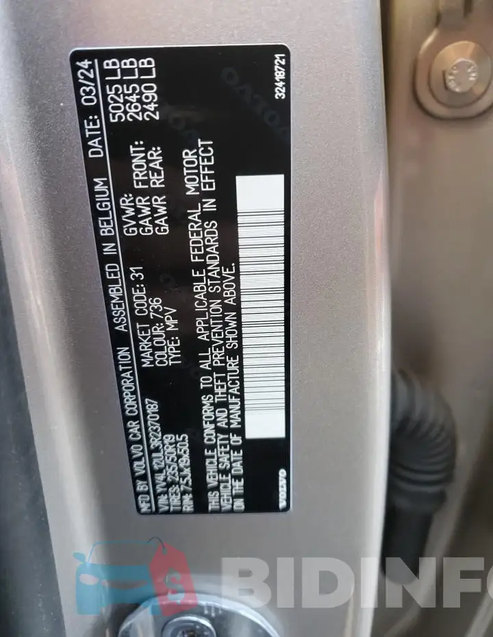 YV4L12UL3R2370187 Photo# 12