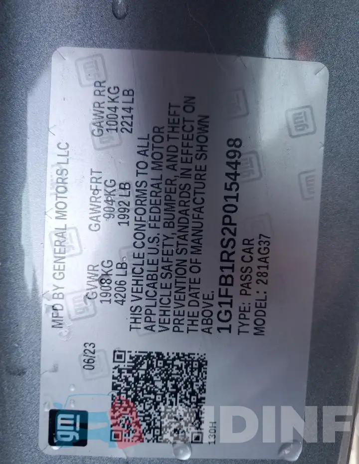 1G1FB1RS2P0154498 Photo# 12
