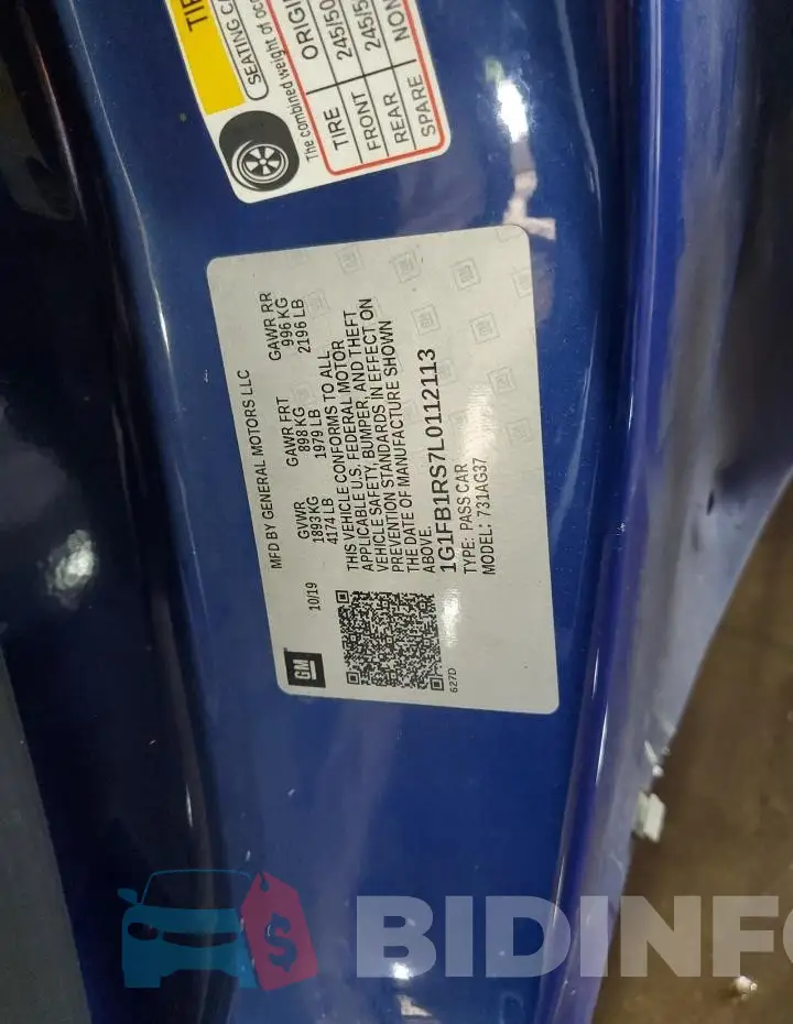1G1FB1RS7L0112113 Photo# 13