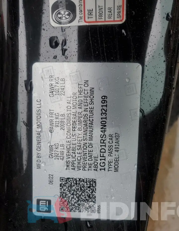 1G1FD1RS4N0132199 Photo# 13