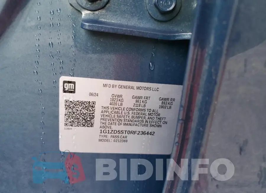 1G1ZD5ST0RF236442 Photo# 12