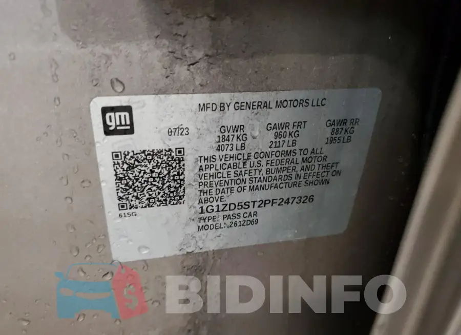1G1ZD5ST2PF247326 Photo# 12