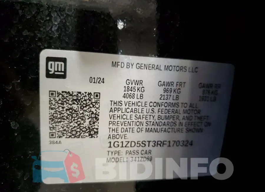 1G1ZD5ST3RF170324 Photo# 12