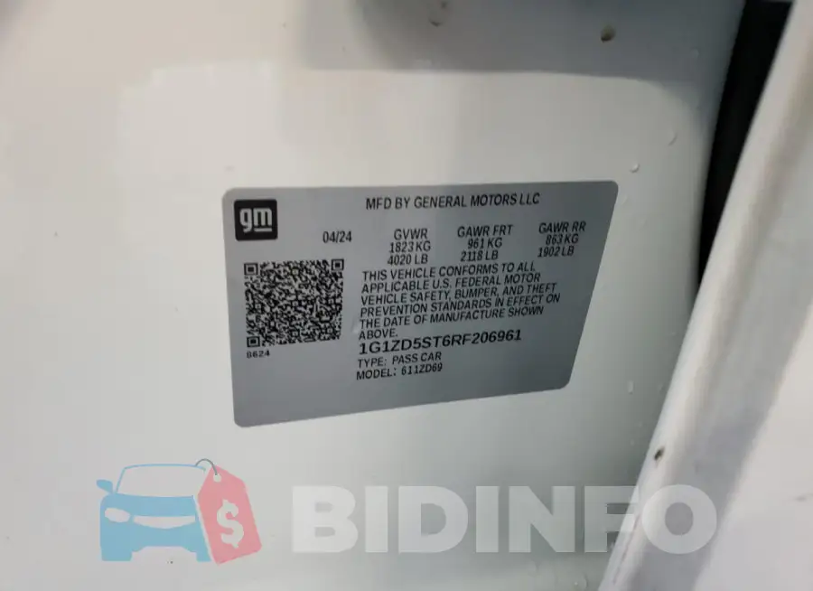 1G1ZD5ST6RF206961 Photo# 12